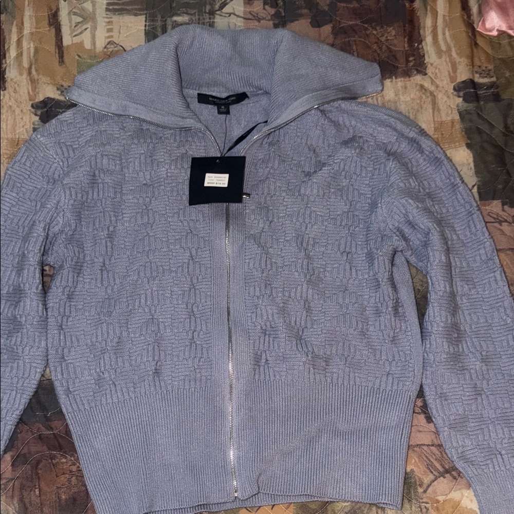 Marc New York Women's  Color Tempest  Zip-Up Sweater